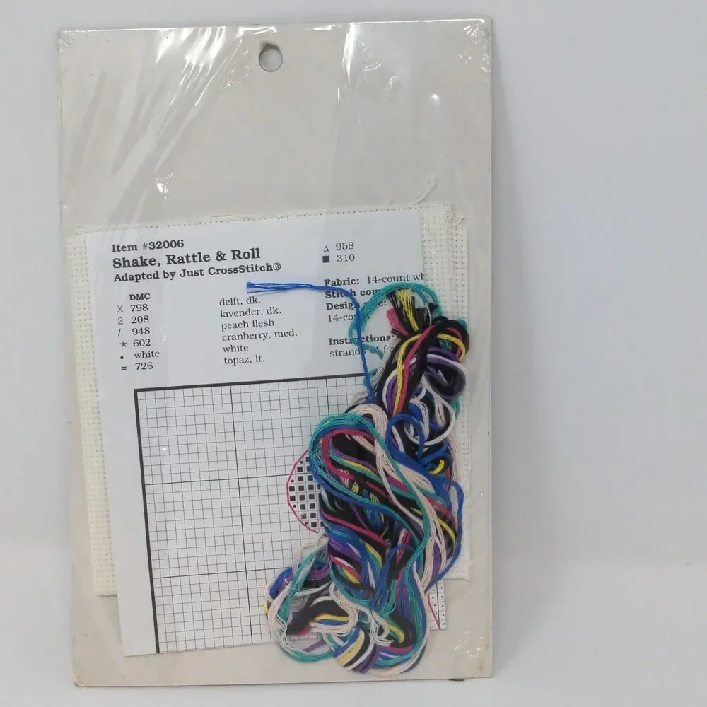 Disney Babies Mickey Shake, Rattle & Roll Counted Cross Stitch Kit